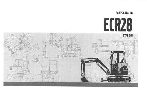 Volvo Excavator ECR28 Type 601 Parts Manual