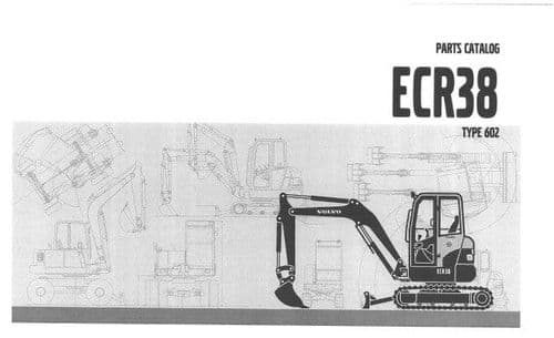 Volvo Excavator ECR38 Type 602 Parts Manual