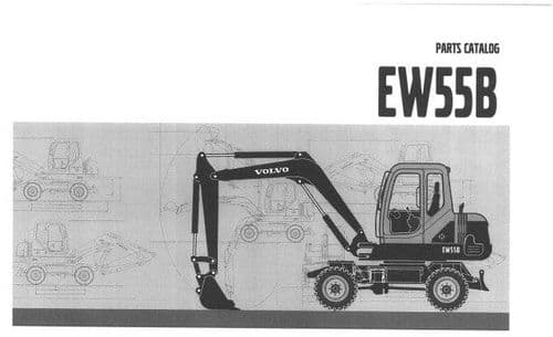 Volvo Excavator EW55B Parts Manual