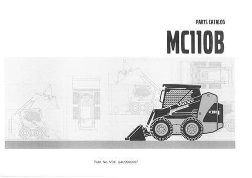 Volvo Skid MC110B Parts Manual MC110 B MC 110B