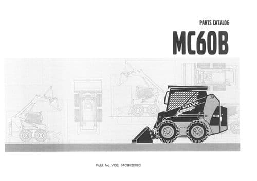 Volvo Skid MC60B Parts Parts Manual MC60 B MC 60B