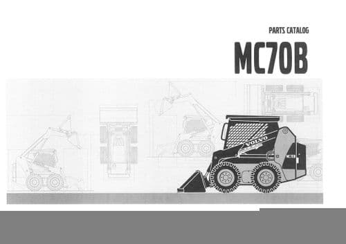 Volvo Skid MC70B Parts Manual MC70 B MC 70B