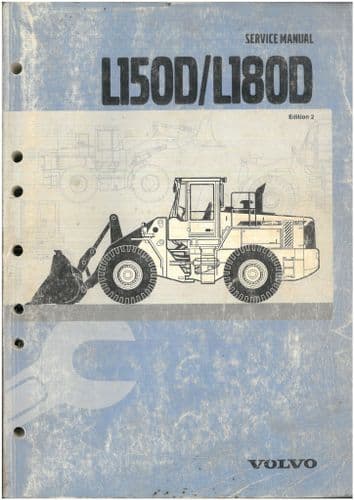 Volvo Wheel Loader L150D & L180D Workshop Service Manual - ORIGINAL