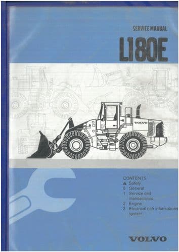 Volvo  Wheel Loader L180E  Workshop Service Manual - ORIGINAL