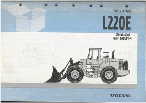 Volvo Wheel Loader L220E Parts Manual