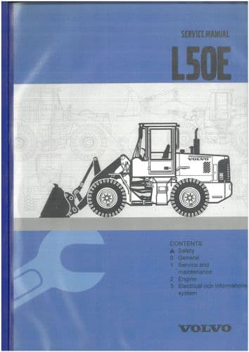 Volvo  Wheel Loader L50E  Workshop Service Manual - ORIGINAL