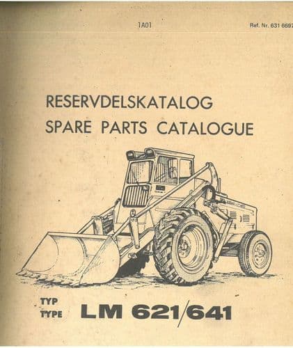 Volvo Wheel Loader LM621 LM641 Parts Manual