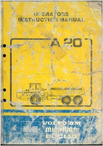 VolvoBM Articulated Dump Truck A20 Operators Manual