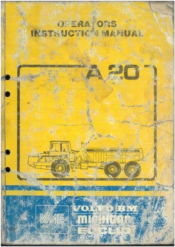 VolvoBM Articulated Dump Truck A20 Operators Manual