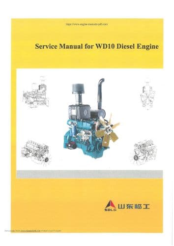 Weichai Baudouin Diesel Engine WD10 Workshop Service Manual