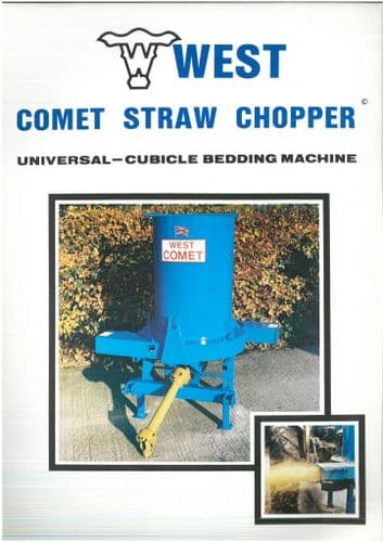 West Comet Straw Chopper Universal-Cubicle Bedding Machine Brochure