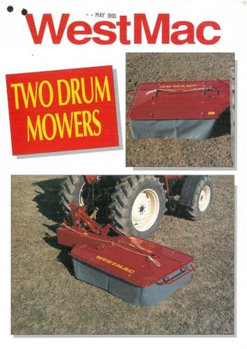 WestMac RK1650 RK1850 2 Drum Mower Brochure