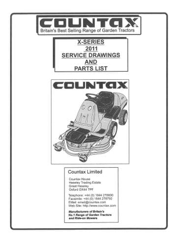 Westwood Garden Tractor W15 W16 W18 W20 W25-4WD Series Parts Manual