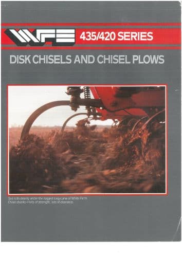 White Disk Chisels and Chisel Plows 435/420 Series Brochure
