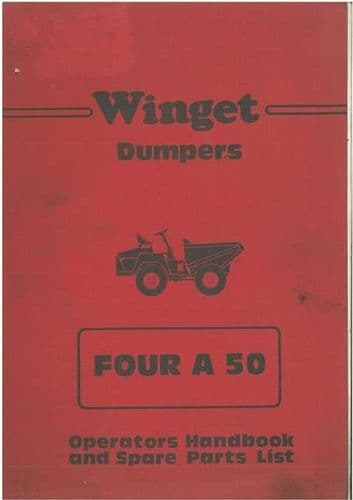 Winget Dumper Four A50 Operators & Parts Manual