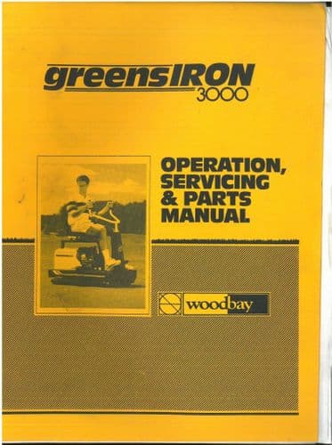 Woodbay Rollers GreensIRON 3000 Operators & Parts Manual