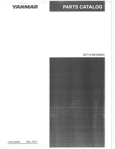 Yanmar Garden Tractor Mower YM122 YM126 YM142 YM146 Parts Manual