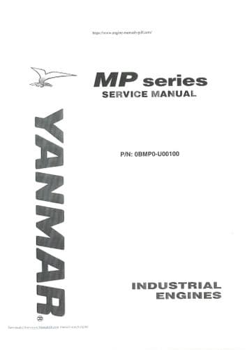Yanmar Indistrial Engine 3MP2 4MP2 4MP4 Workshop Service Manual