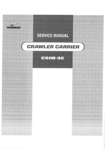 Yanmar Tracked Dumper C50R-3C Workshop  Service Manual