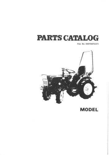 Yanmar Tractor YM135 YM155 & YM150 Parts Manual
