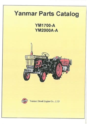 Yanmar Tractor YM1700A & YM2000A-A Parts Manual
