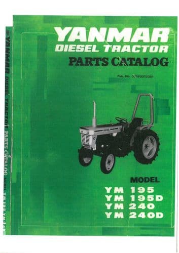 Yanmar Tractor YM195 YM195D YM240 YM240D Parts Manual