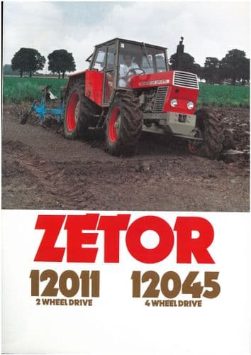 Zetor Tractor 12011 & 12045 Brochure -