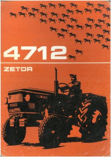 Zetor Tractor 4712 Brochure