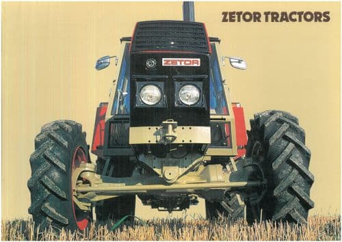 Zetor Tractor 5011 6011 6045 7011 7045 8011 8045 10011 10045 12011 12045 16045 Brochure -