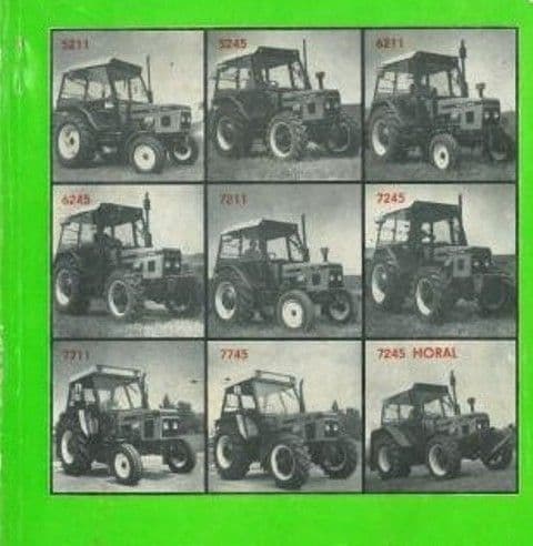 Zetor Tractor 5211 5245 6211 6245 7211 7245 7711 7745 Parts Manual
