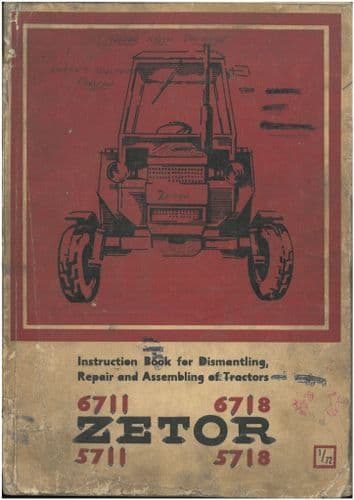 Zetor Tractor 5711 5718 6711 6718 Workshop Service Manual