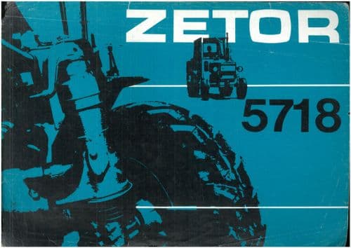 Zetor Tractor 5718 Brochure