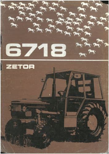 Zetor Tractor 6718 Brochure