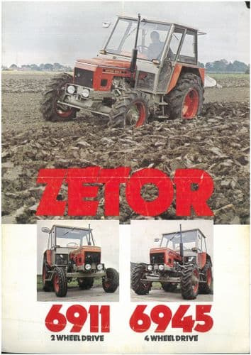 Zetor Tractor 6911 & 6945 Brochure
