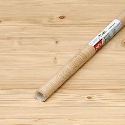 2m x 45cm Jura Pine Wood Sticky Vinyl Wrap (346-0694)