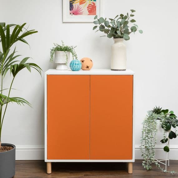 2m x 45cm Matt Terracotta Sticky Back Vinyl Furniture Wrap (346-0697)