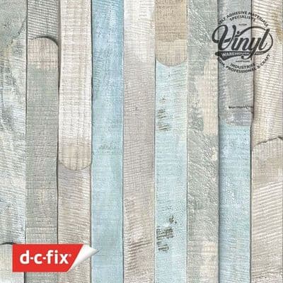 2m x 45cm Rio Ocean Wood Sticky Vinyl (346-0644)