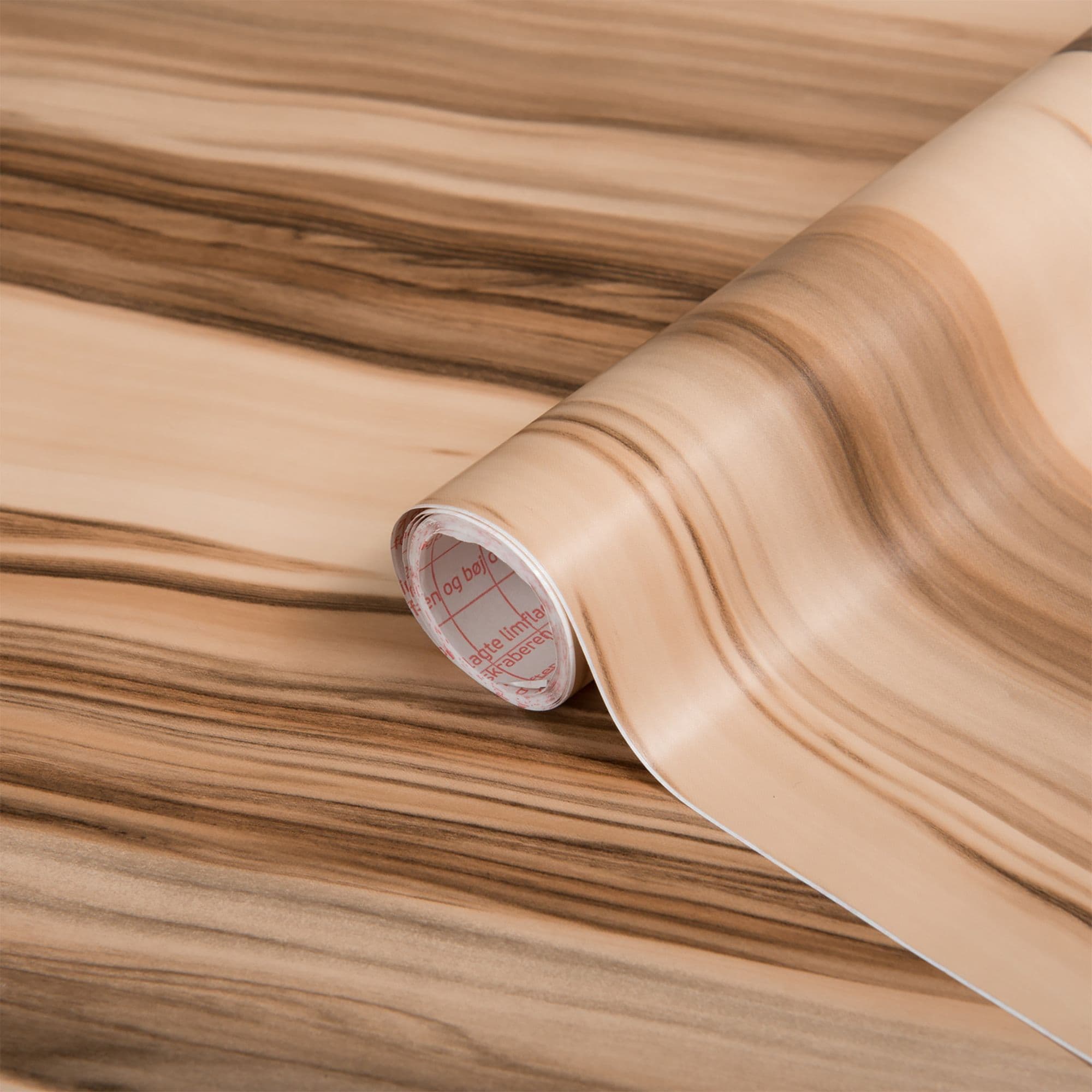 2m x 45cm Walnut Baltimore Tobacco Sticky Vinyl Wrap 380-0102