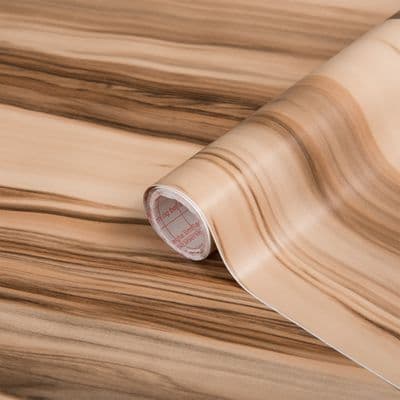 2m x 45cm Walnut Baltimore Tobacco Sticky Vinyl Wrap (380-0102)