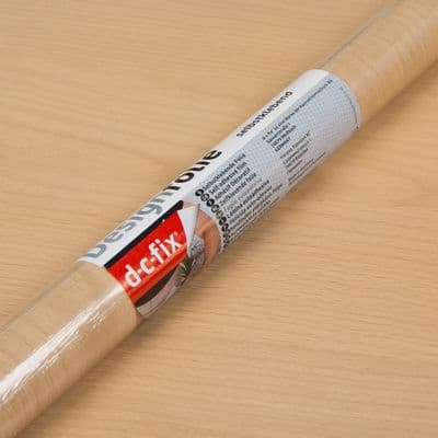 2m x 67cm Beech Wood Sticky Backed Vinyl (346-8295)