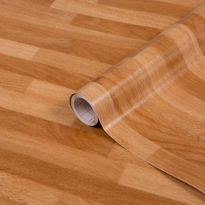 2m x 67cm Butchers Block Wood Sticky Back Vinyl (346-8172)