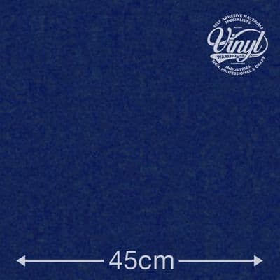 45cm D-C-Fix Navy Velour Baize Self Adhesive Vinyl (205-1715) 1m to 5m Long