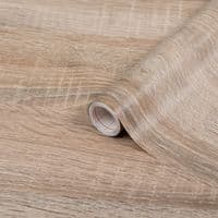 45cm D-C-Fix Sonoma Light Oak Wood Sticky Back Vinyl (200-3218) Lengths from 1m to 15m