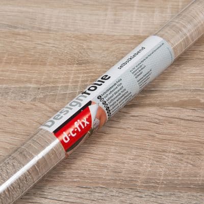 45cm D-C-Fix Sonoma Light Oak Wood Sticky Back Vinyl (200-3218) Lengths from 1m to 15m