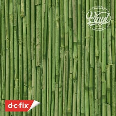 45cm Green Bamboo Print Sticky Vinyl Fablon (280-3177) Cut to size from 1 to 15 metres