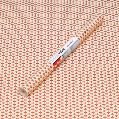 45cm Red Heritage Fleu-de-lis Sticky Backed Vinyl (200-2058) from 1 to 15m