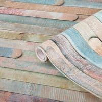 45cm Rio Planked Wood Sticky Vinyl (200-3196) From 1 - 15m
