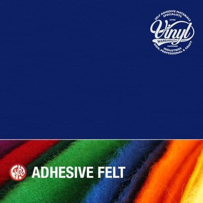 5m x 45cm Royal Sticky Back Acrylic Fibre Felt (FFROYAL45)