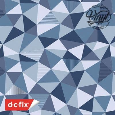 67.5cm x 1.5m Trendyline Triango Geometric Sticky Back Vinyl (343-8021)