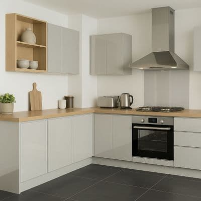 67cm D-C-Fix 100 micron Gloss Light Grey Sticky Back Vinyl (200-8303) 1m to 15m